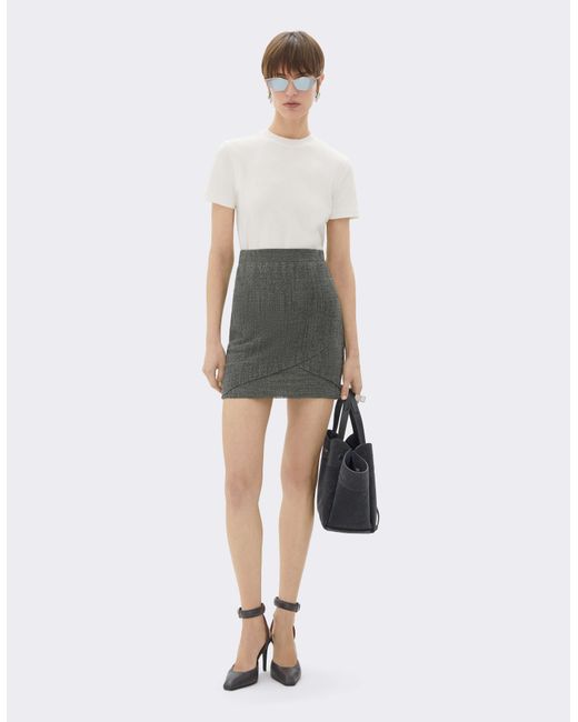 Ferrari Gray Mini Skirt