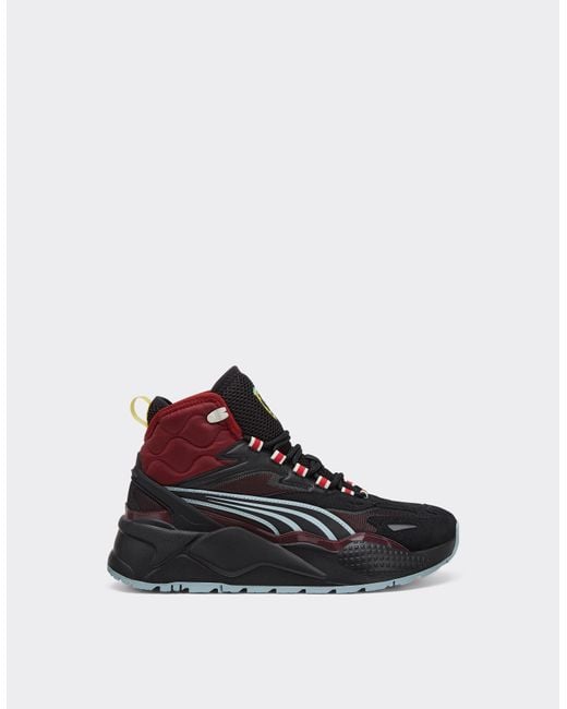 Ferrari Black Puma For Scuderia Rs-X Mid Trainers
