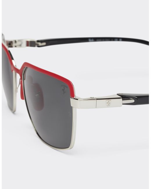 Occhiale Da Sole Ray-Ban For Scuderia 0Rb3743M di Ferrari in Gray
