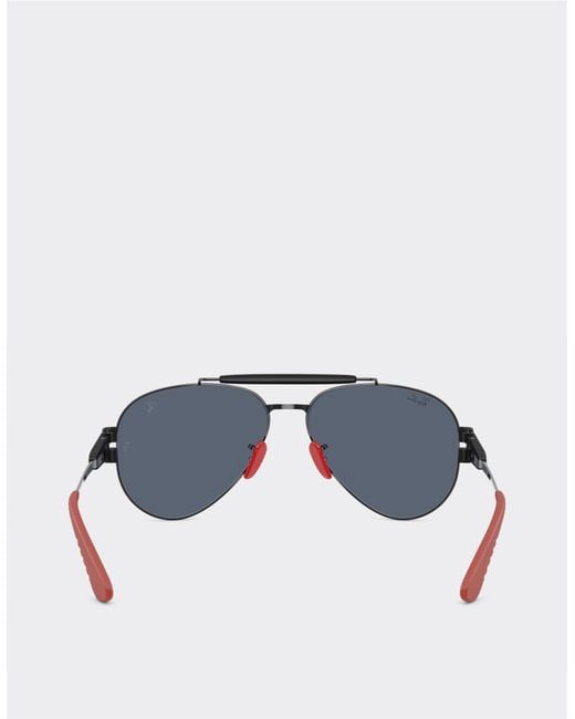 Ferrari Blue Ray-Ban For Scuderia Rb3762M