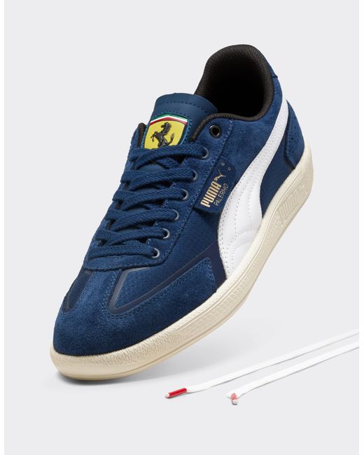 Ferrari Blue Puma Sneaker For Scuderia Palermo