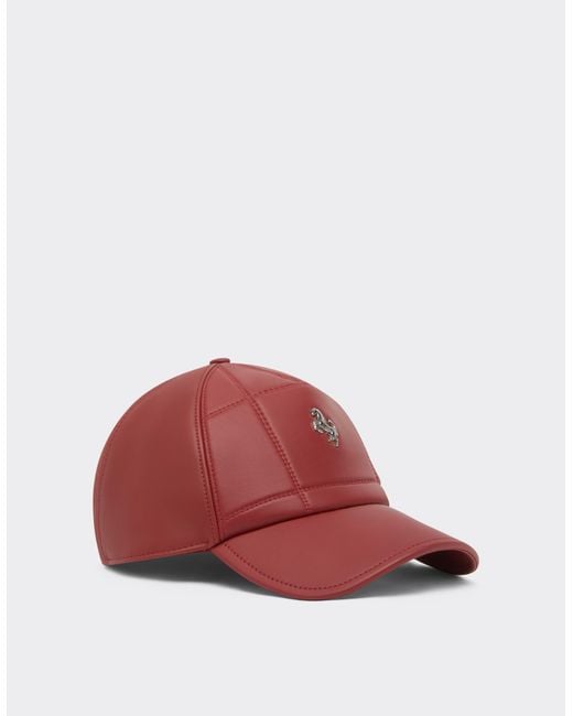 Baseball Cap di Ferrari in Red