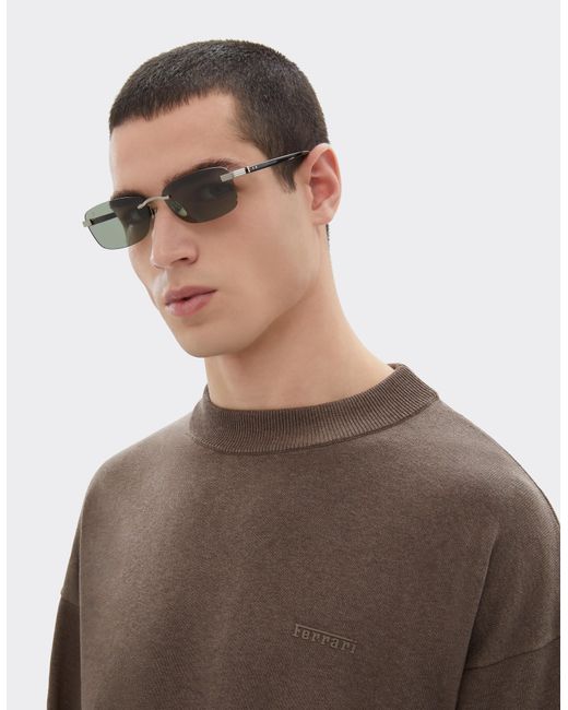 Ferrari Green Sunglasses