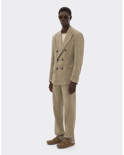 Ferrari Natural Délavé Twill Blazer for men