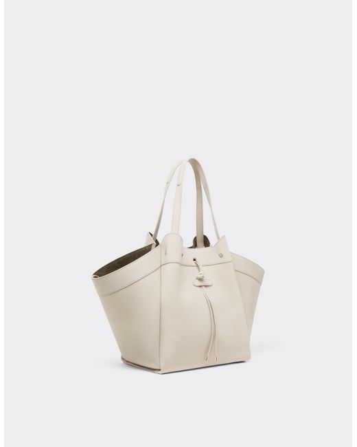 Ferrari Natural Large Tote Bag