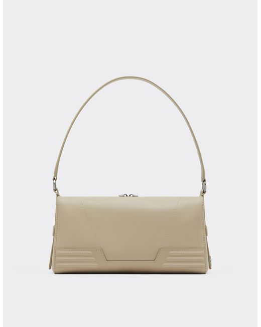 Ferrari White Gt Soft Leather Shoulder Bag