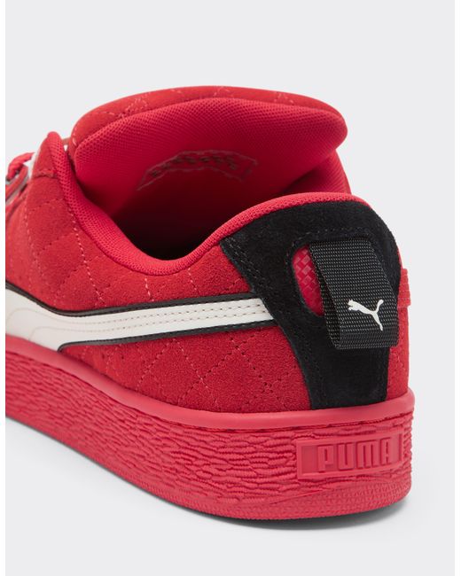 Ferrari Red Puma For Scuderia Suede Xl Hero Trainers