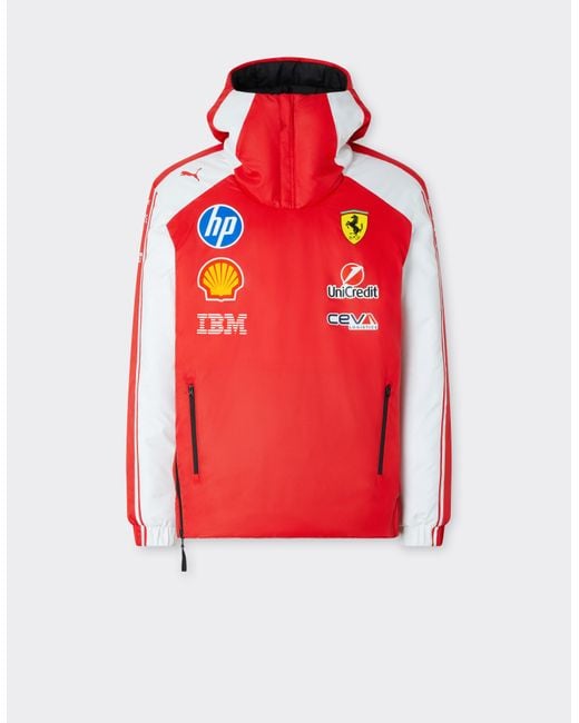 Ferrari Red Replica 2026 Puma Reversible Jacket For Scuderia Hp