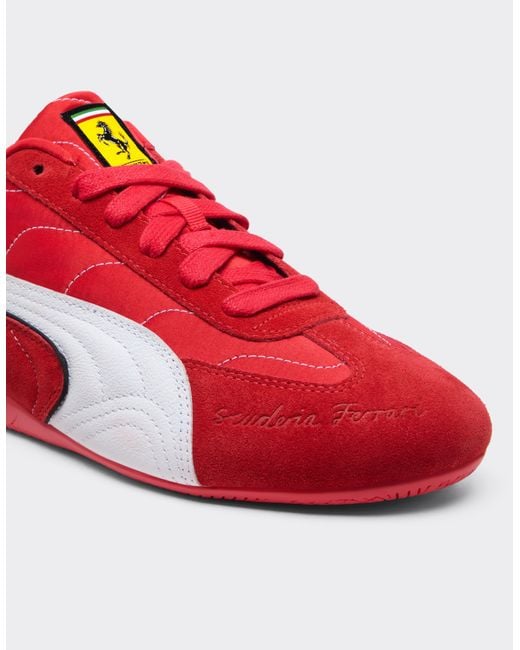 Ferrari Red Puma For Scuderia Hp 2025 Monza Limited Edition Rosso Corsa Trainers