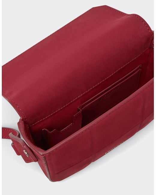 Messenger Bag Mini di Ferrari in Red da Uomo