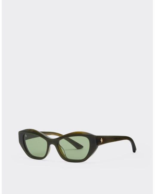 Ferrari Green Sunglasses