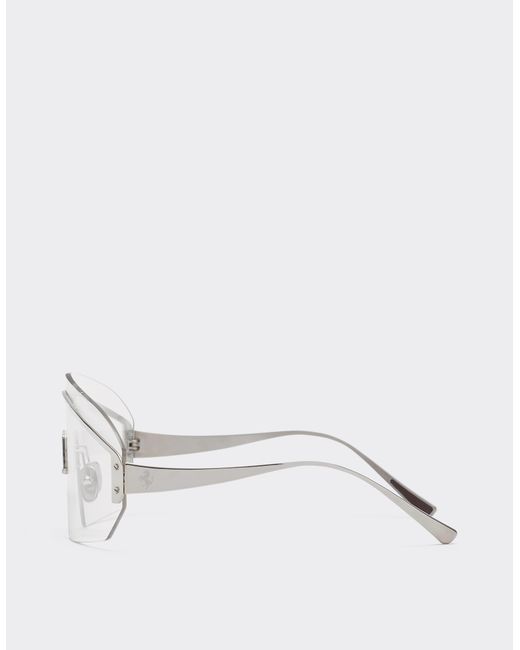 Ferrari White Sunglasses