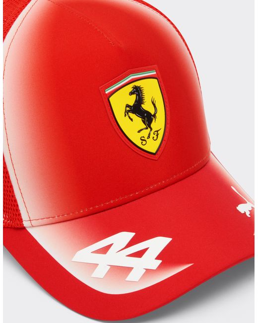 Ferrari Red Hamilton Junior Replica 2026 Trucker Cap Puma For Scuderia Hp