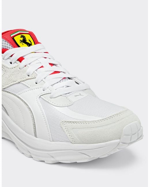 Ferrari White Puma For Hypnotic Ls Trainers