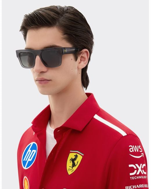 Ferrari Gray Ray-Ban For Scuderia Rb2217M