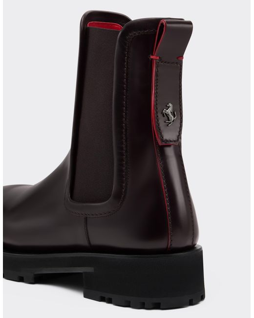 Ferrari Black Chelsea Boot