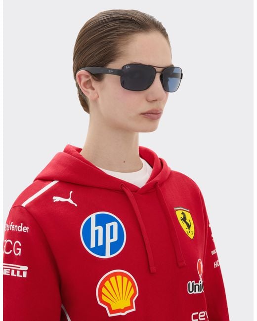 Ferrari Blue Ray-Ban For Scuderia Rb3763M
