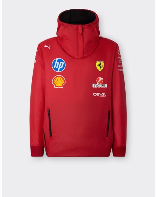 Ferrari Red Puma For Scuderia Hp 2025 Team Reversible Jacket for men