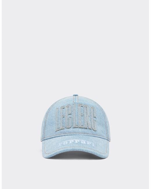 Gorra Vaquera X Charles Leclerc Ferrari de color Blue
