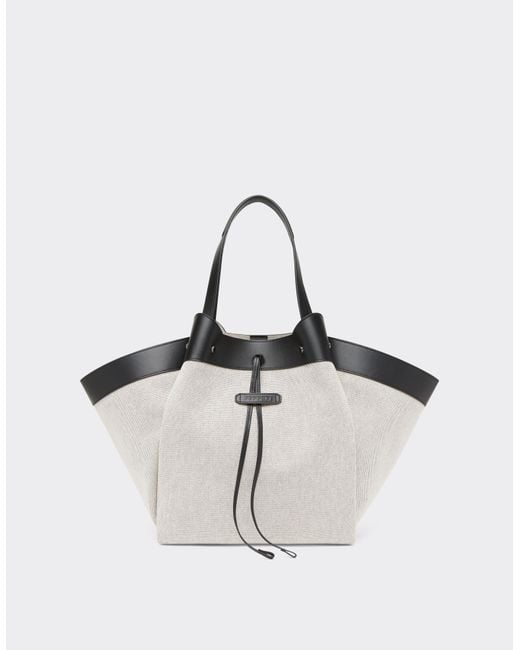 Borsa Tote di Ferrari in Black