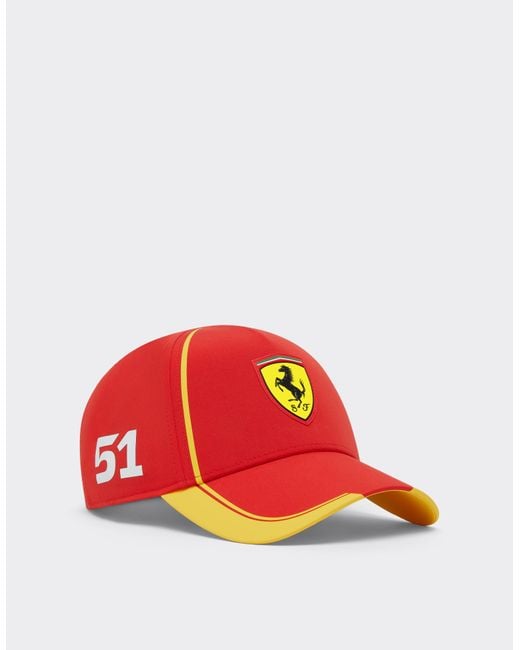 Ferrari Red Hypercar 51 Replica 2026 Baseball Cap