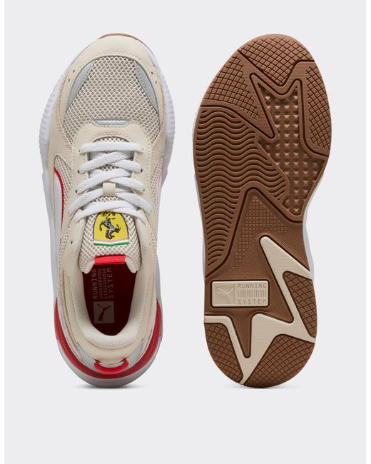 Ferrari White Puma Sneaker For Scuderia Rs-X