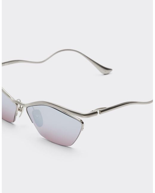 Ferrari White Sunglasses