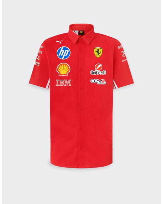 Ferrari Red Replica 2026 Puma For Scuderia Hp Shirt