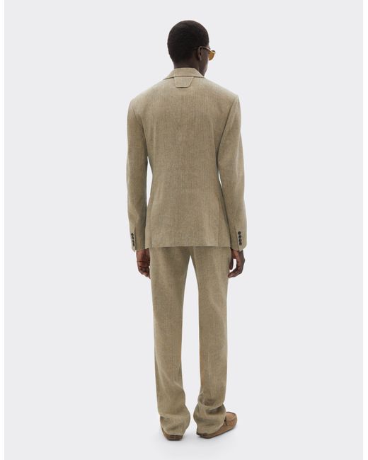 Ferrari Natural Délavé Twill Blazer for men