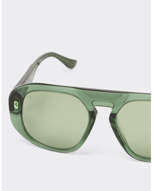 Ferrari Green Sunglasses