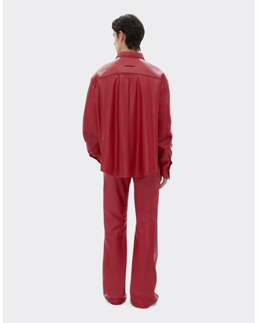 Ferrari Red Overshirt Jacket for men