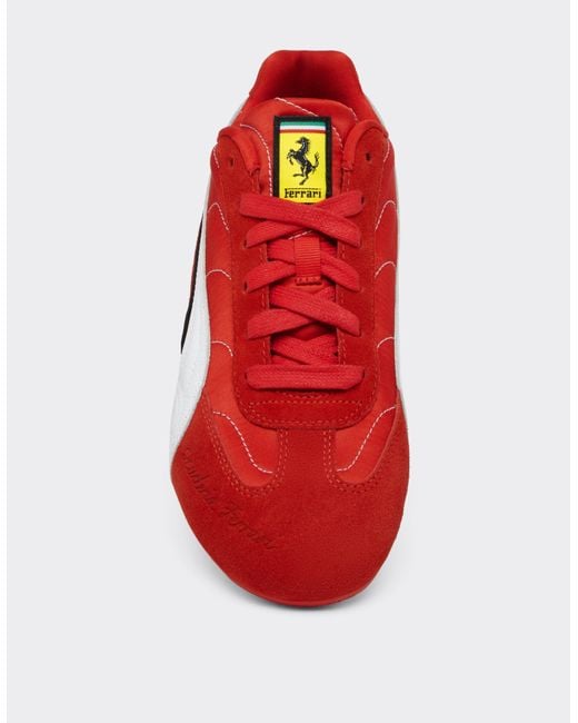 Ferrari Red Puma For Scuderia Hp 2025 Monza Limited Edition Rosso Corsa Trainers