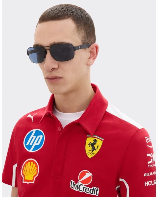 Ferrari Blue Ray-Ban For Scuderia Rb3763M