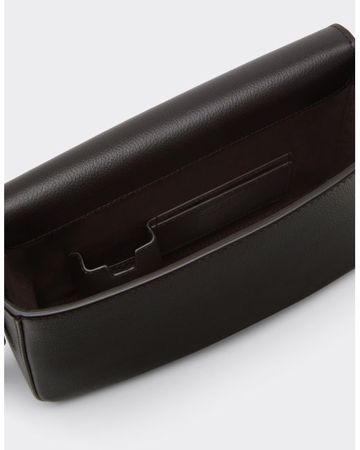 Ferrari Black Messenger Bag for men