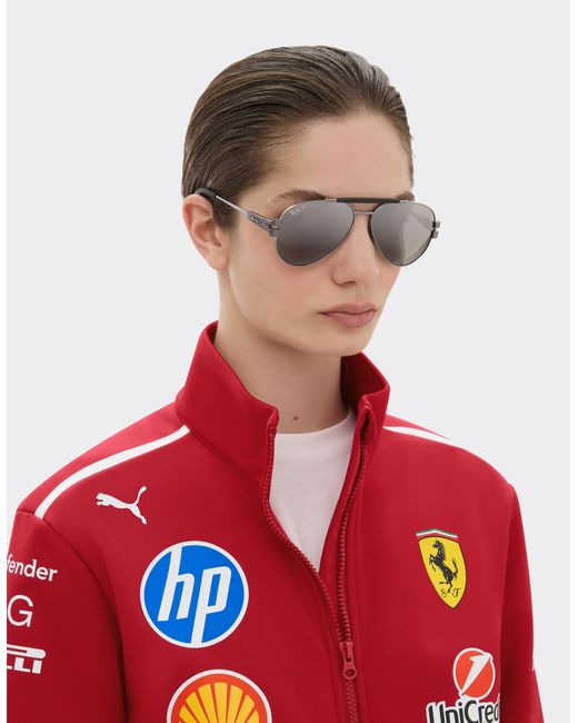 Ferrari Gray Ray-Ban For Scuderia Rb3762M