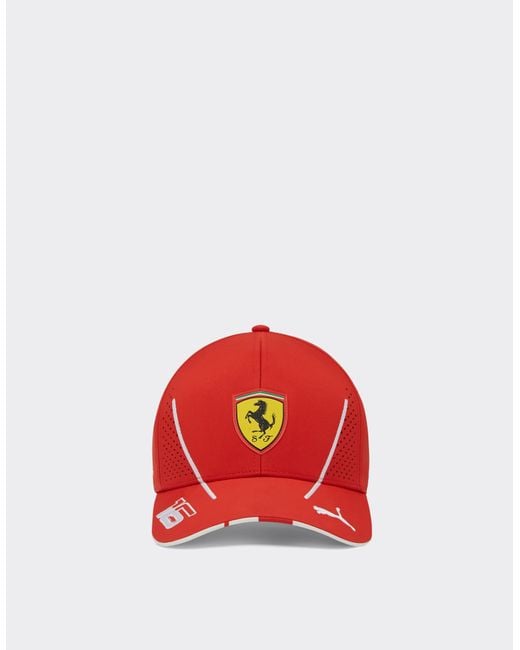 Ferrari Red 2024 Scuderia Team Replica Leclerc Hat