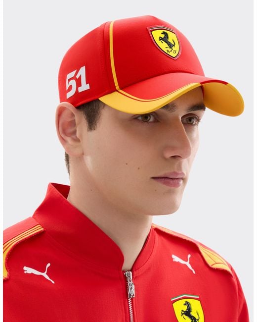 Ferrari Red Hypercar 51 Replica 2026 Baseball Cap