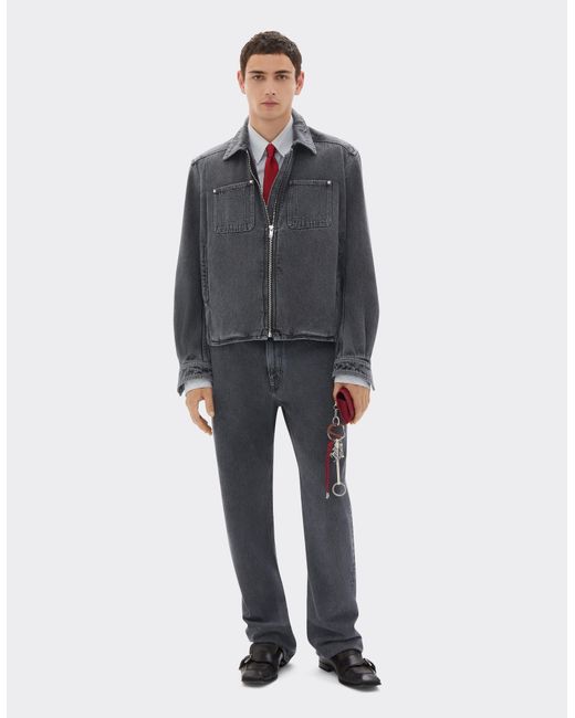 Ferrari Gray Five-Pocket Pants for men