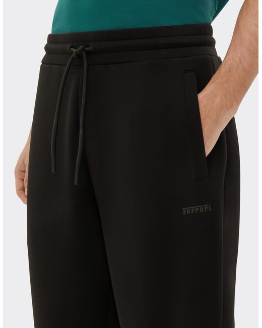 Ferrari Black Scuba Joggers for men