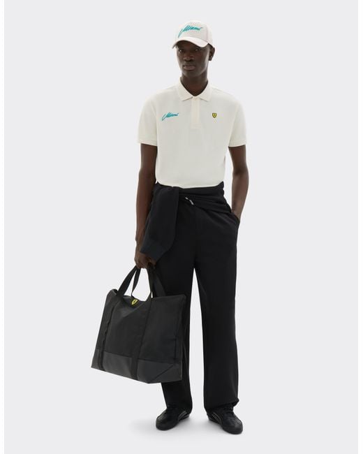 Ferrari White Scuderia Miami 2026 Polo Shirt for men