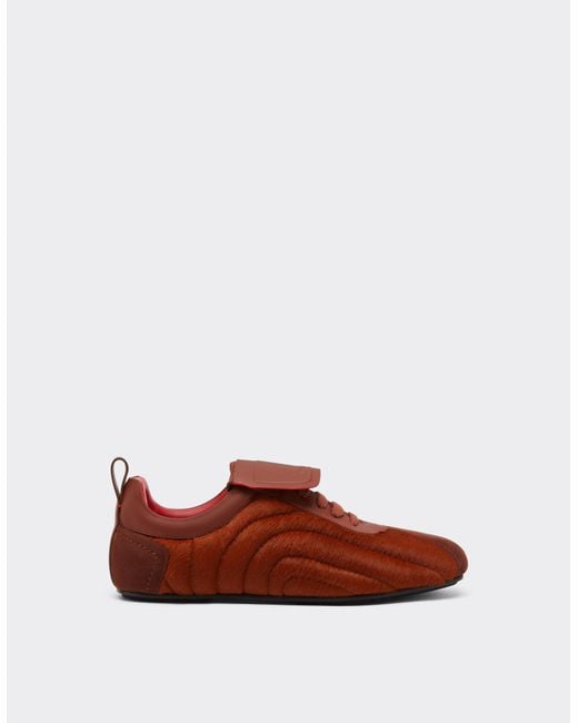 Ferrari Brown Running Trainers for men