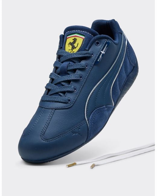 Ferrari Blue Puma Sneaker For Scuderia Speedcat