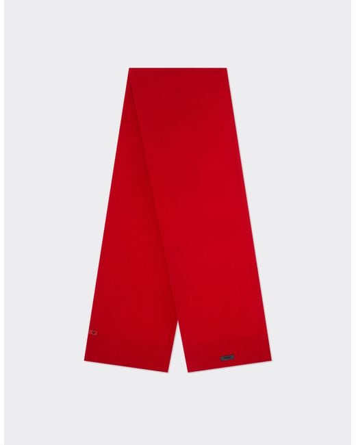 Ferrari Red Cashmere Scarf