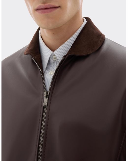 Ferrari Brown Overshirt Jacket for men