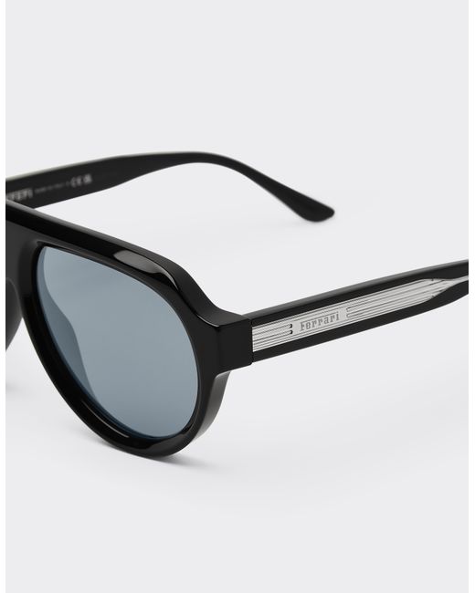 Ferrari Black Sunglasses