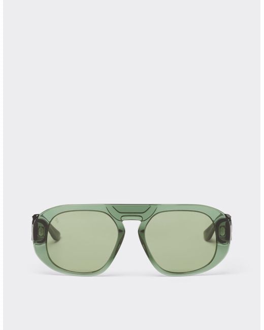 Ferrari Green Sunglasses