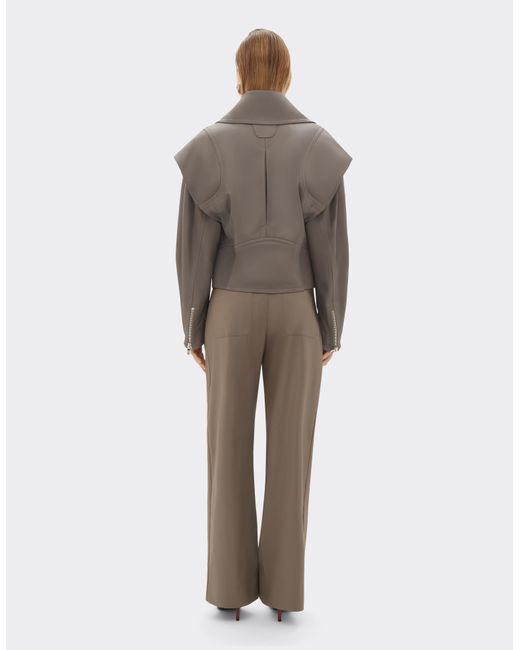 Ferrari Natural Rubberized Nappa Leather Blouson