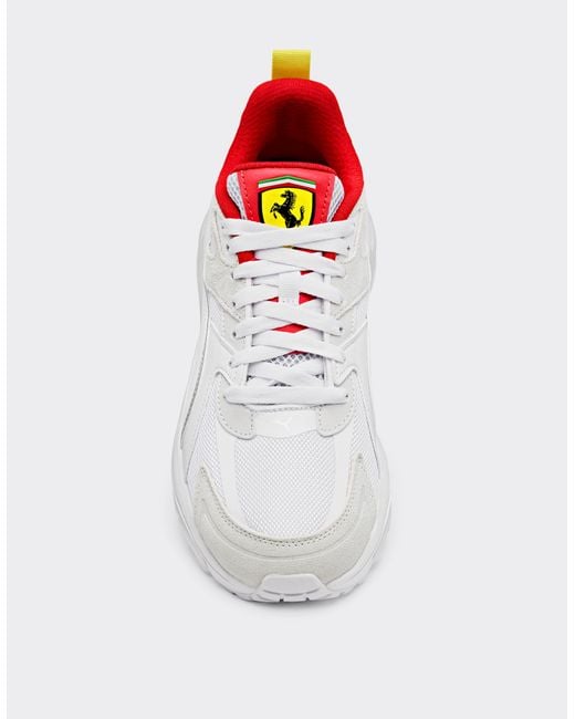 Ferrari White Puma For Hypnotic Ls Trainers