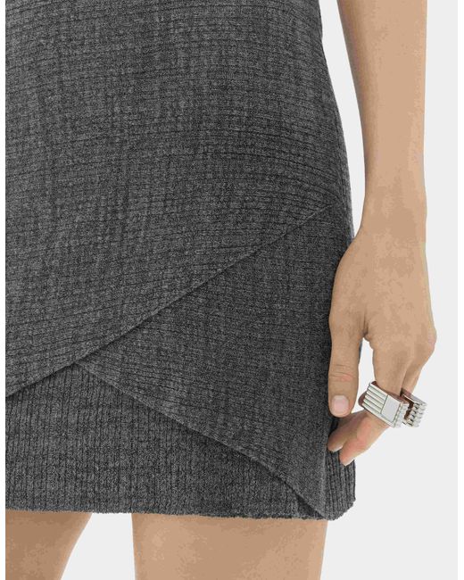 Ferrari Gray Mini Skirt
