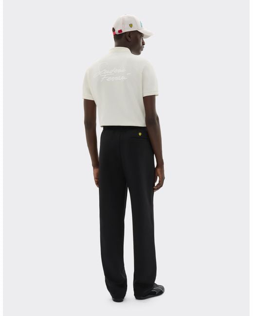 Ferrari White Scuderia Miami 2026 Polo Shirt for men